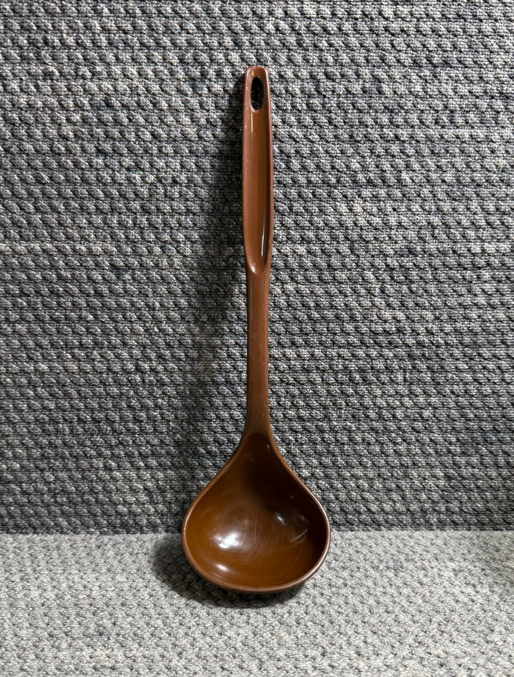Foley Nylon Soup Ladle Spoon Dipper 11" Brown Vintage MCM